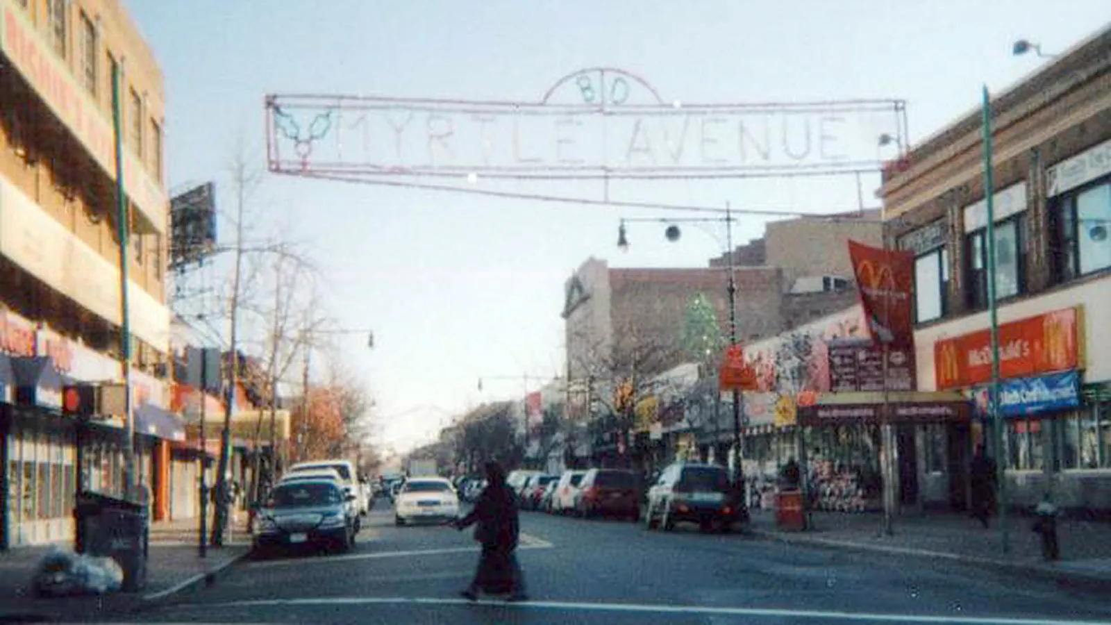 Myrtle Avenue shopping street in Ridgewood, Queens